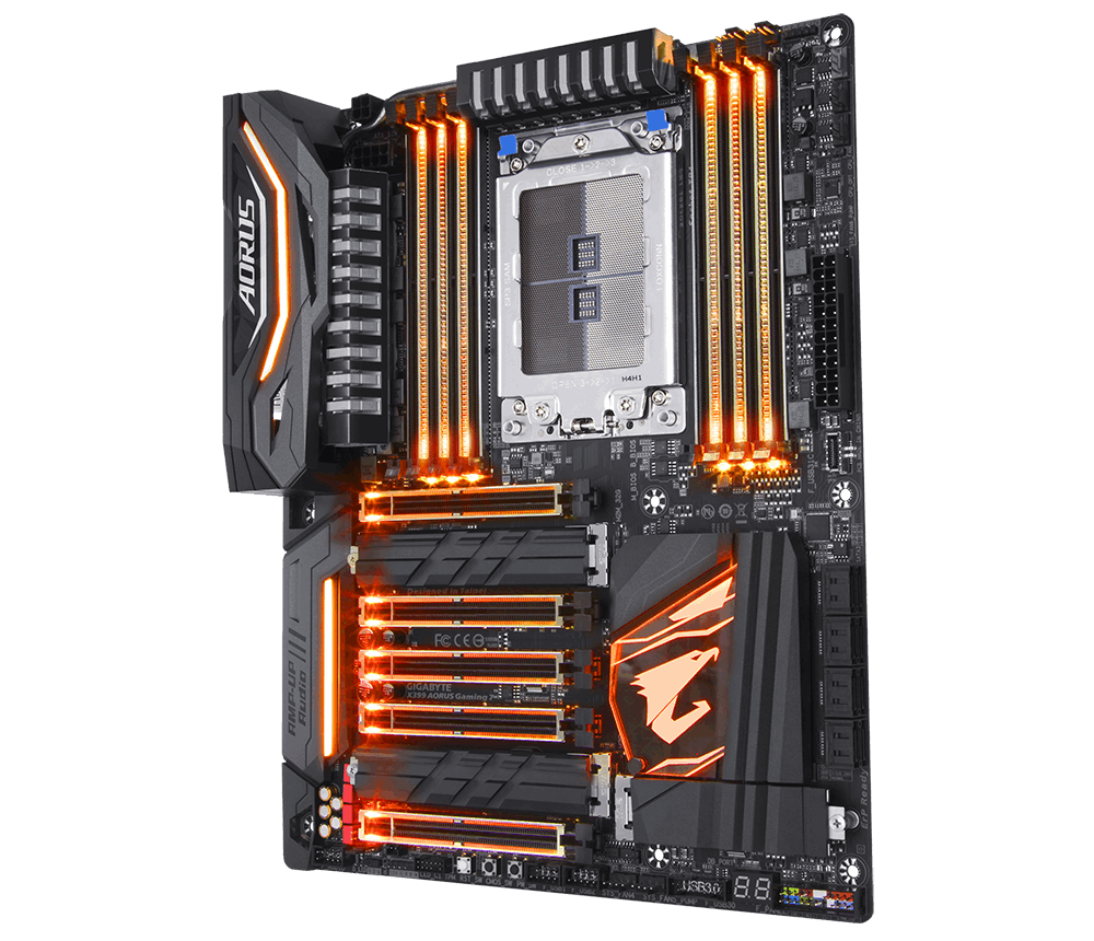 鯨さん専用ジャンク　X399 AORUS GAMING 7 TR4　スリッパ GIGABYTE X399 AORUS Gaming 7 AMD X399シリーズ Socket TR4対応